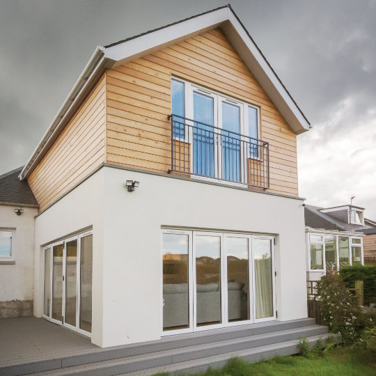 Large house extension, Edinburgh